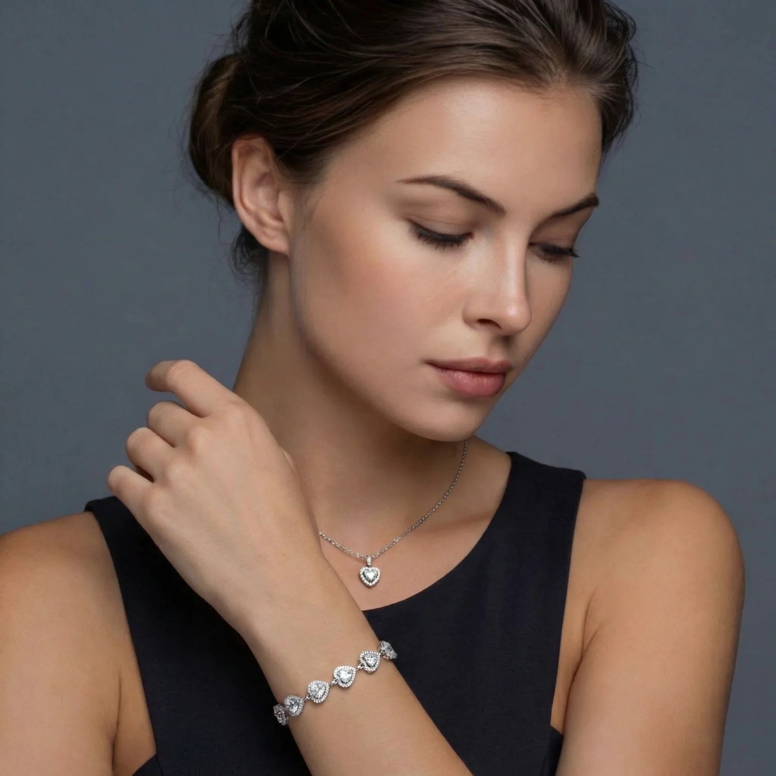 Heart Symphony Moissanite Set by Shaun's