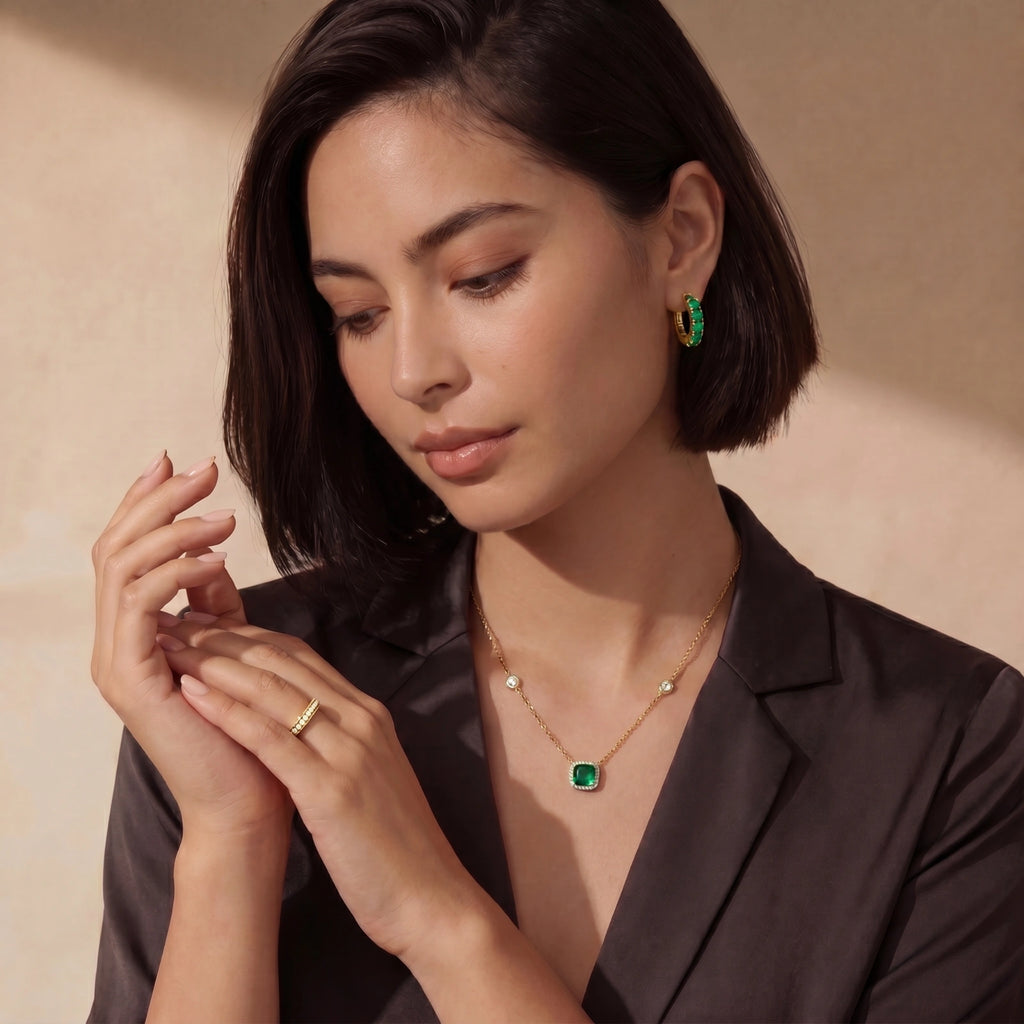 Emerald Dreams Necklace by Shaun's