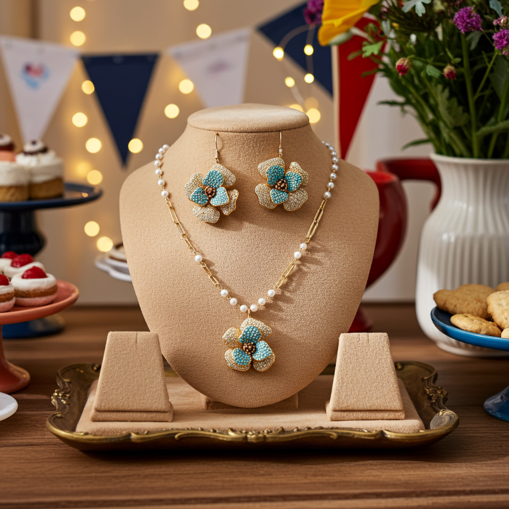 Blooming Sapphire Set by Shaun's